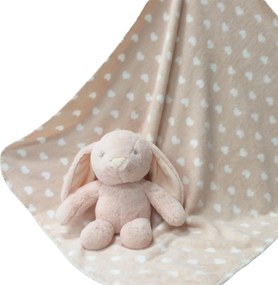 Κουβέρτα Fleece Αγκαλιάς (75x90) + Λούτρινο Viopros Σχ. 723
