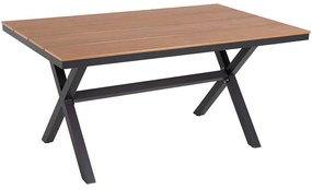 Τραπέζι Κήπου Tawnee HM6037.01 150x89,5x73cm Anthracite-Natural