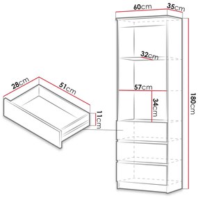 Βιβλιοθήκη Rack 3D-Leuko