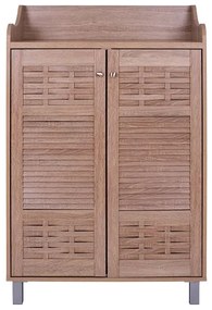 ΠΑΠΟΥΤΣΟΘΗΚΗ-ΝΤΟΥΛΑΠΙ KAILENA ΞΥΛΙΝΗ HM2230.02 SONAMA 77X40,5X122εκ.