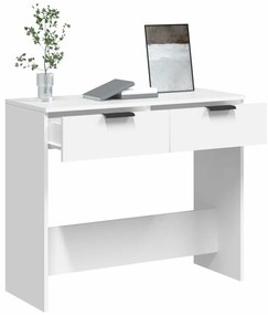 vidaXL Τραπέζι Κονσόλα Λευκό 90 x 36 x 75 εκ. από Επεξεργασμένο Ξύλο