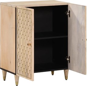 vidaXL Βοηθητικό Ντουλάπι 60 x 33 x 75 εκ. από Μασίφ Ξύλο Μάνγκο