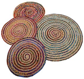 Ταπέτο Jute Φ60εκ Τζούντι  Viopros