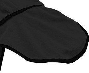 vidaXL Σαμάρι Ίππου Μαύρο 145 cm Πολικές φλις