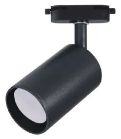 Σποτ Φωτιστικό Μονοφασικής Ράγας GU10 IP20 3CCT Inlight-T1-05900-Black-Μαύρο T1-05900-Black
