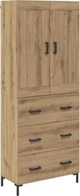 vidaXL Highboard 2 τμχ. Artisan Oak 69,5 x 34 x 180 εκ.