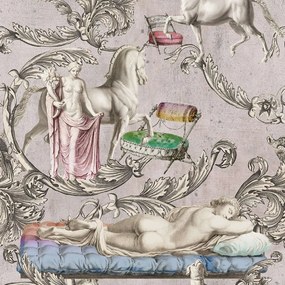 Ταπετσαρία Sleeping Beauty WP20484 Taupe-Grey-Blue-Pink MindTheGap 52x300cm
