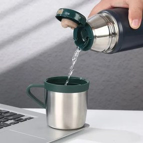 Φορητό παγούρι-θερμός - 650ml - 413357 - Black