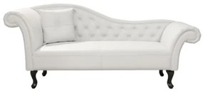 ΑΝΑΚΛΙΝΔΡΟ T.CHESTERFIELD NIOVI HM3007.02 PU ΛΕΥΚΟ-ΜΑΥΡΑ ΠΟΔΙΑ 190x61x84Yεκ.