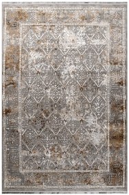 Χαλί Quares 33963-070 Grey-Brown Merinos 160X230cm