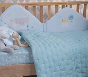 Βρεφικό Κουβερλί Shy Aqua 110x150 - Nef-Nef Homeware