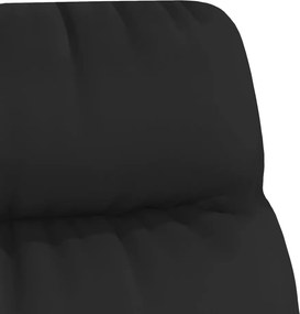 vidaXL Πολυθρόνα Relax Μαύρη από Συνθετικό Δέρμα