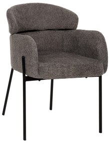 Intrahome ΠΟΛΥΘΡΟΝΑ SCASABLANCAINCASABLANCALTCASABLANCAIE-VCASABLANCALERIE .01 ΓΚΡΙ ΥΦΑΣΜΑ ΜΠΟΥΚΛΕ ΜΕ ΜΕΤΑΛΛΙΚΑ ΠΟΔΙΑ 58x58x80Yεκ. intraho-1621957