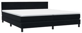 ΚΡΕΒΑΤΙ BOXSPRING ΜΕ ΣΤΡΩΜΑ ΜΑΥΡΟ 200X210 ΕΚ. ΒΕΛΟΥΔΙΝΟ 3316901