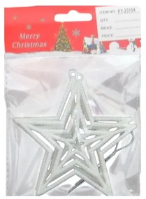 Σετ Χριστουγεννιάτικα στολίδια - 10cm - 2pcs - 231543-231543