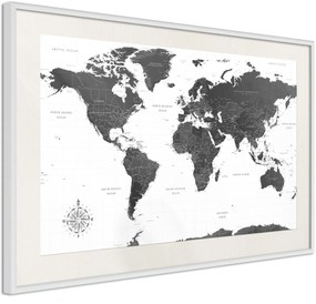 Αφίσα - The World in Black and White - 45x30 - Μαύρο - Χωρίς πασπαρτού