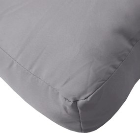 vidaXL Μαξιλάρι Παλέτας Γκρι 60 x 40 x 12 εκ. Υφασμάτινο