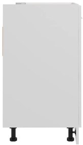 Ντουλάπι Νεροχύτη Λευκό 80x46x81,5 εκ. Μοριοσανίδα - Λευκό