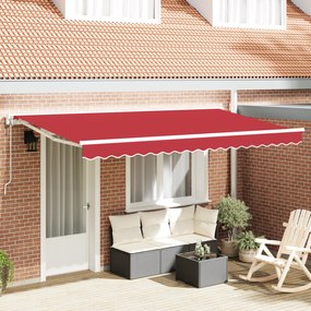 vidaXL Σκηνίτσα Αναδιπλούμενη Κόκκινο 400x200 cm