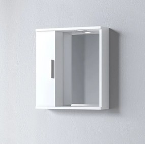 Bathroom mirror ALON 50 Single Left 50x15x56 εκ.