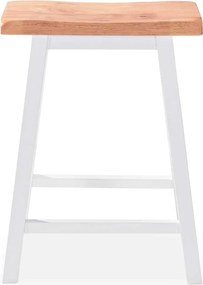 vidaXL Σετ Επίπλων Μπαρ 3 τεμ. Λευκό από MDF