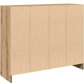vidaXL Ντουλάπι Αρτισιανή Δρυς 91x28x75 εκ. από Επεξεργασμένο Ξύλο