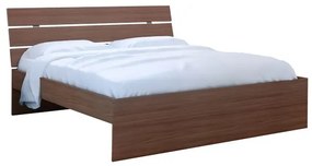 Intrahome Κρεβάτι "ΝΟΤΑ" διπλό σε χρώμα καρυδί 150x200 Intrahomesa-00652538