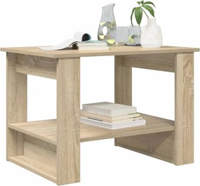 vidaXL Τραπεζάκι σαλονιού Δρύς Sonoma 72 x 50 x 50 εκ.