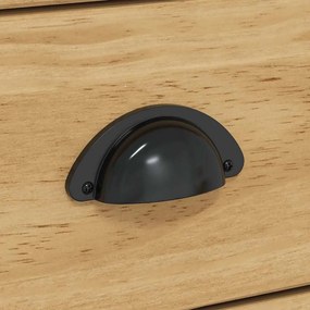 vidaXL Τραπέζι κονσόλας BODO Μέλι Καφέ 91 x 34.7 x 74 εκ.
