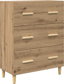 vidaXL Highboard Artisan Oak 69,5 x 32,5 x 180 εκ Επεξεργασμένο ξύλο
