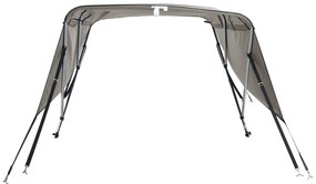 vidaXL Τέντα Σκάφους με 3 Αψίδες Τοιχώματα 183x(137-152)x137 εκ.
