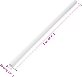 vidaXL Κανάλι Καλωδίων Ø30 χιλ. 10 μ. από PVC