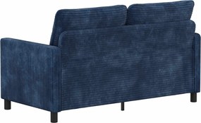vidaXL Καναπές Σκούρο μπλε 156 x 81 x 87,5 εκ Πολυεστέρας