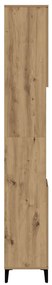 vidaXL Ντουλάπι μπάνιου Δρυς τεχνίτης 30x30x190 cm Κατασκευασμένο ξύλο
