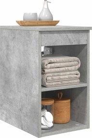 vidaXL Ντουλάπι Μπάνιου Γκρι Σκυροδέματος 30 x 41 x 50 εκ.