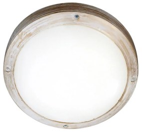 Απλίκα Εξωτερικού Χώρου Heronia Ydra White/Bronze 13-0117