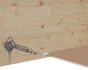 vidaXL Τέντα Κάθετη Taupe 140 x 800 εκ. από Ύφασμα Oxford