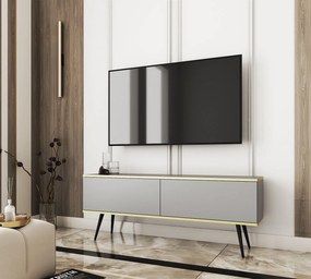 Έπιπλο τηλεόρασης ORO  Γκρι 135x53x32cm