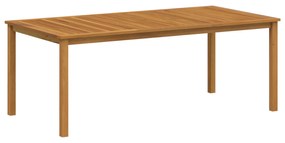 vidaXL Σετ Τραπεζαρίας Κήπου  7 τεμαχίων Μπεζ Poly Rattan Ακακίας