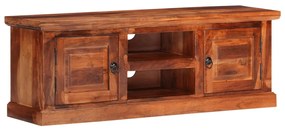 vidaXL Έπιπλο Τηλεόρασης με Πόρτες 112x30x40 εκ. Μασίφ Ξύλο Ακακίας