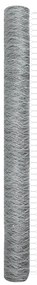 vidaXL Hexagon Fence 1.6x100 μ Γαλβανισμένος Χάλυβας