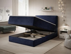 Επενδυμένο Κρεβάτι Mitalo-Μπλε-140 x 200