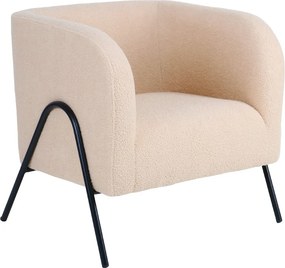 Πολυθρόνα (92x60x92) Spitishop Bergen Beige