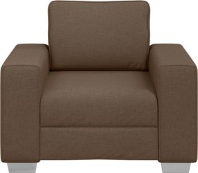 vidaXL Καθίσμα Σαλονιού Καφέ 100 cm ύφασμα