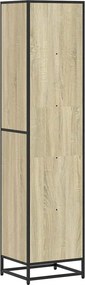 vidaXL Βιβλιοθήκη Χρώμα Sonoma Δρυς 40x35x170,5 εκ. Μοριοσανίδα