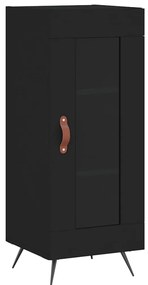 vidaXL Ντουλάπι Μαύρο 34,5 x 34 x 90 εκ. από Επεξεργασμένο Ξύλο
