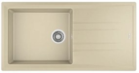 Teka Stone 60 L-TG 1C 1E Topasbeige Ένθετος Γρανιτένιος Νεροχύτης 60cm