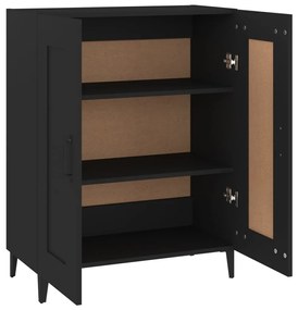 vidaXL Ντουλάπι Μαύρο 69,5 x 34 x 90 εκ. από Επεξεργασμένο Ξύλο