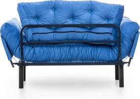 Διθέσιος Καναπές Κρεβάτι Μπλε NITTA 70x150x85