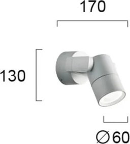 Σποτ Εξωτερικού Χώρου Viokef Skiros Silver 4143701